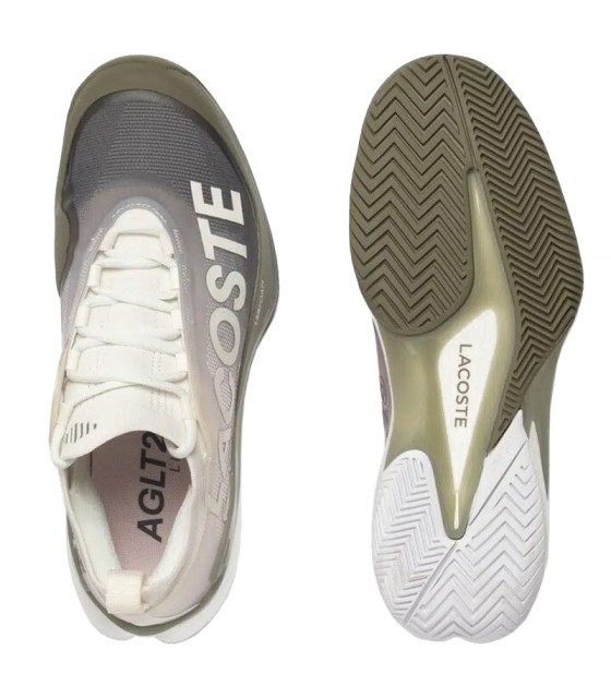 • Shoes Lacoste AG-LT25 Lite White Khaki Woman Offer + Cheap 2