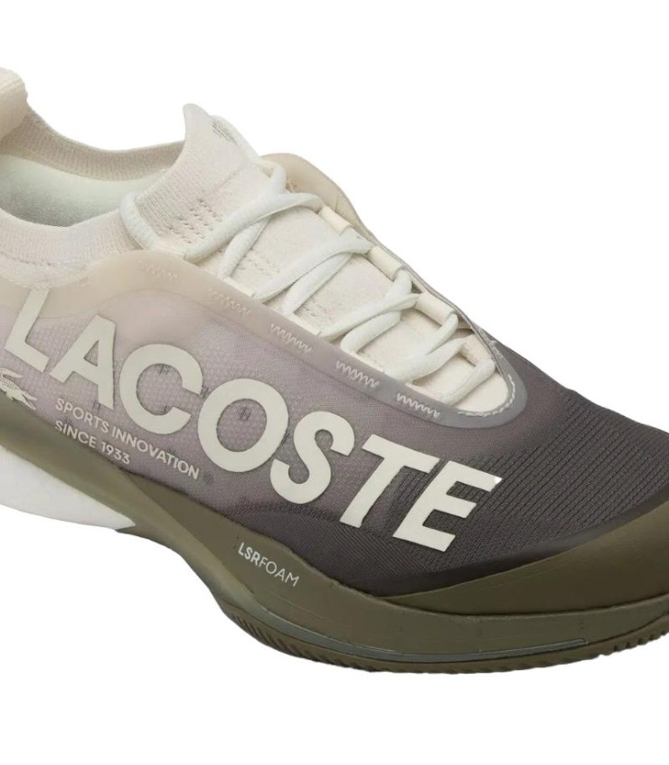 • sapatos Lacoste AG-LT25 Lite White Khaki Woman Oferta + barato 3