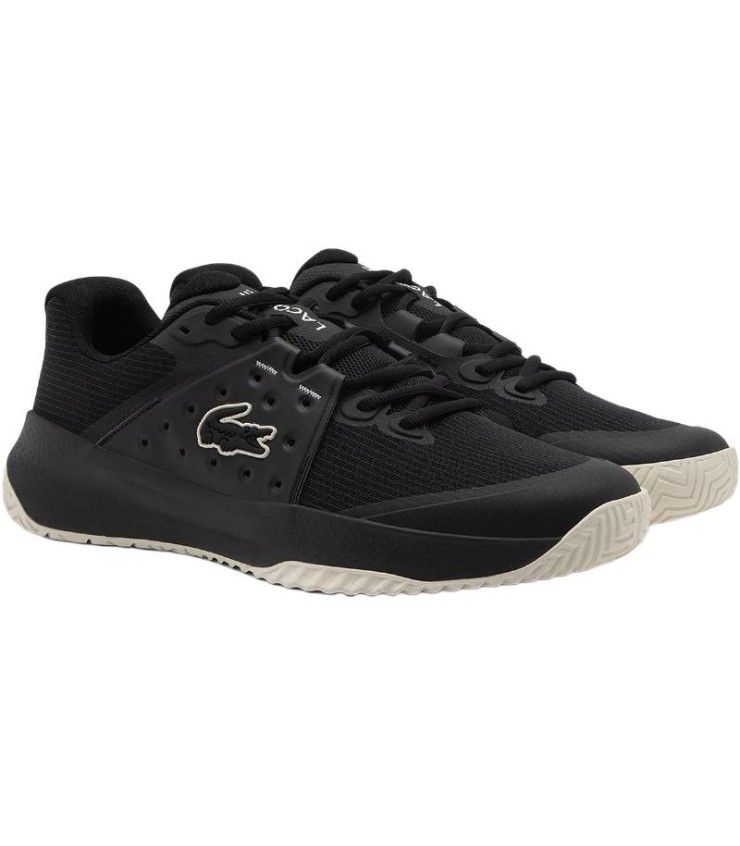 • sapatos Lacoste Power serve preto branco em oferta 3