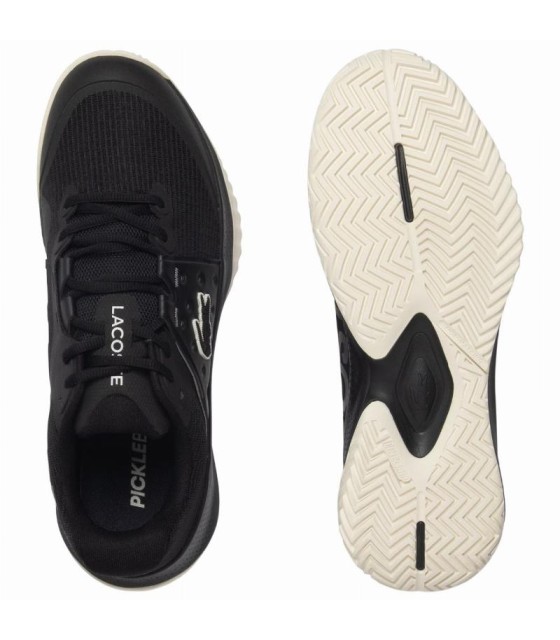 • Shoes Lacoste Power Serve Black White Woman 2