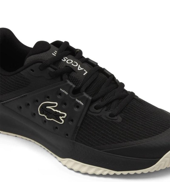 • Schuhe Lacoste Macht servieren schwarze weiße Frau 5