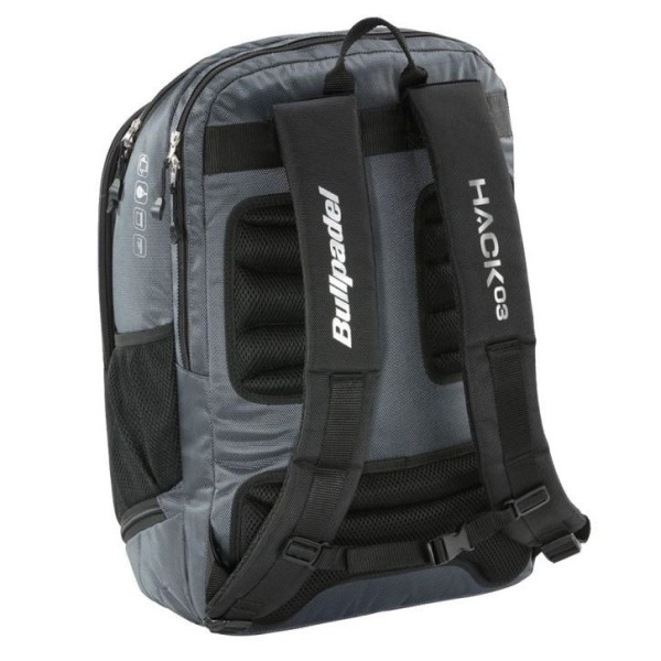 MOCHILA BULLPADEL HACK 2023 GRIS OSCURO