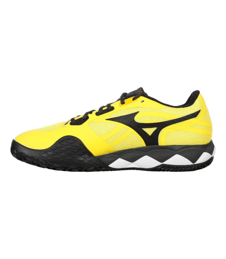 Sneakers Mizuno Wave Enforce Tour 2 Padel Yellow Black offer cheapest 3