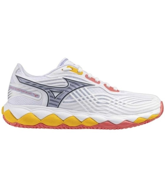 Ténis Mizuno Wave Imforce Tour 2 Clay White Coral Mulher Venda + Barato 1