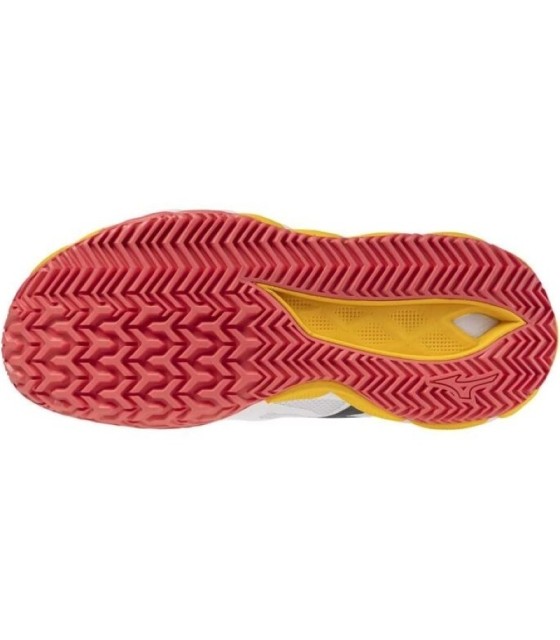Chinelos Mizuno Wave Imforce Tour 2 Clay Branco Coral Mulheres Venda + Barato 2
