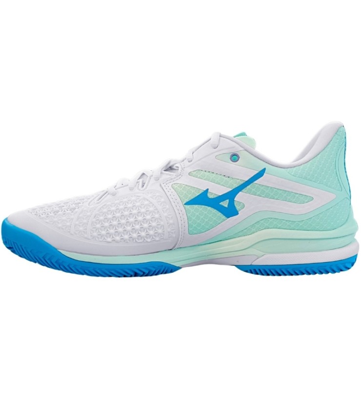 Sneakers Mizuno Wave Exceed Tour 6 Clay White Blue Woman 3