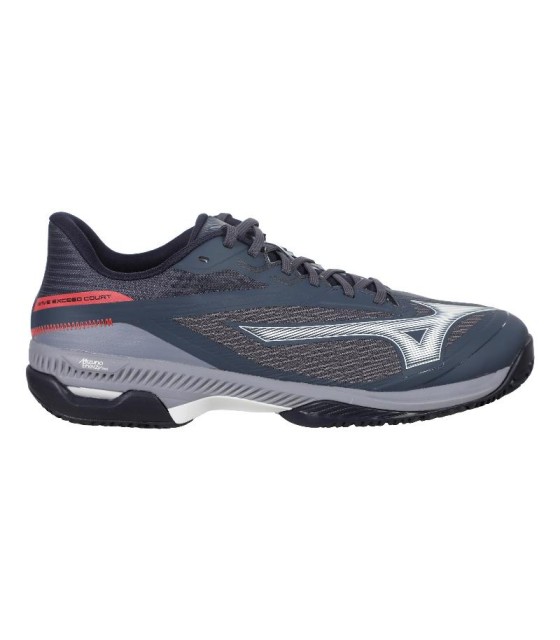 Zapatillas Mizuno Wave Exceed Court Clay Gris Blanco en Oferta. 1