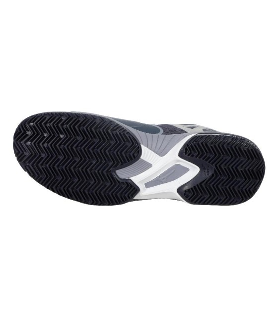 Le scarpe da ginnastica Mizuno Onda superano l'argilla di corte bianca grigia in offerta. 2