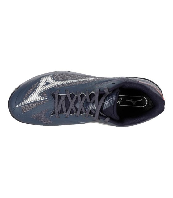 Zapatillas Mizuno Wave Exceed Court Clay Gris Blanco en Oferta. 4