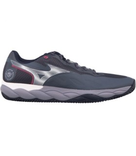 Zapatillas Mizuno Wave Enforce Court Clay Gris Blanco Azul 1