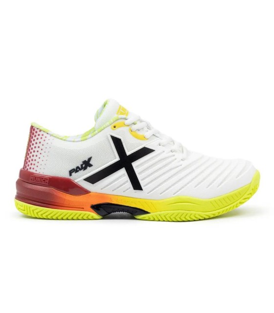 Ténis Munich PadX 57 Oferta Branca Vermelha Amarela. 1