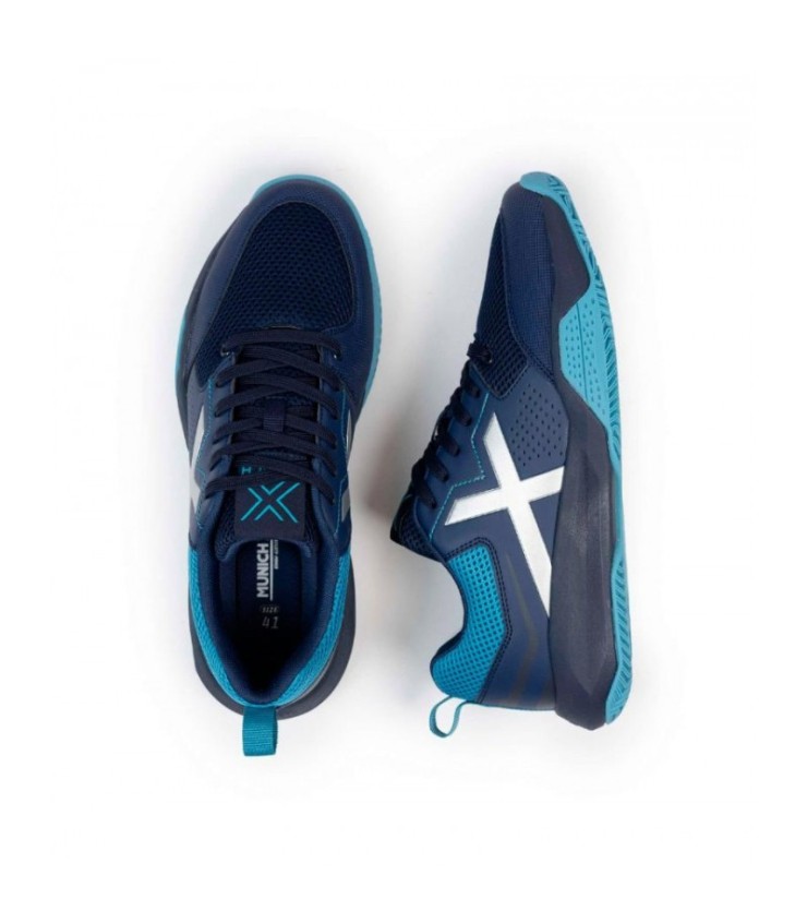 Scarpe da ginnastica Monaco di Baviera 01 Blu Navy Blue Low Pensione 5
