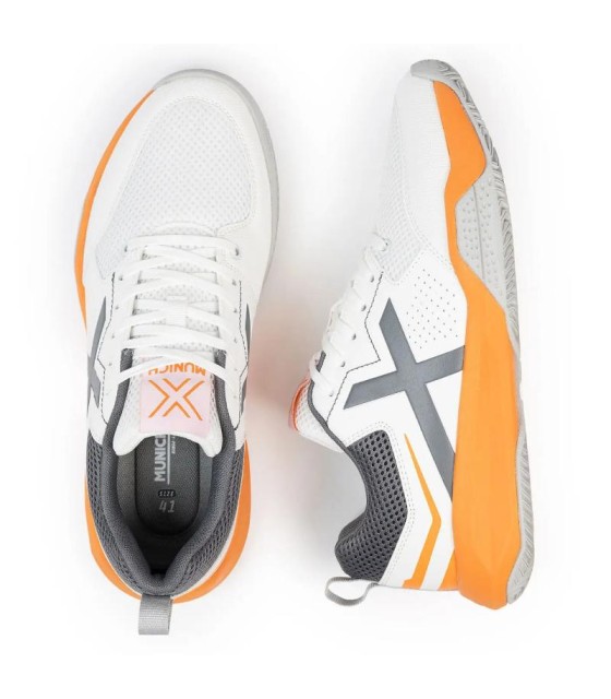 Ténis Munich Focus 03 Branco Laranja em oferta 5