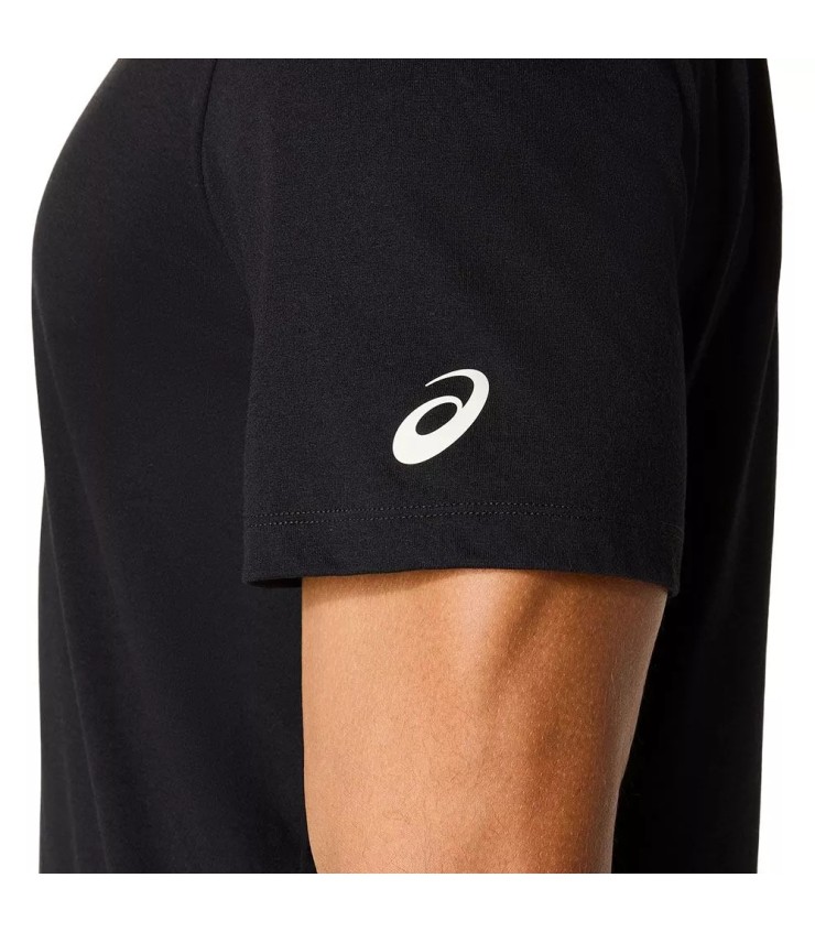 Camiseta Negra Gráfica Estacional Asics Game 5