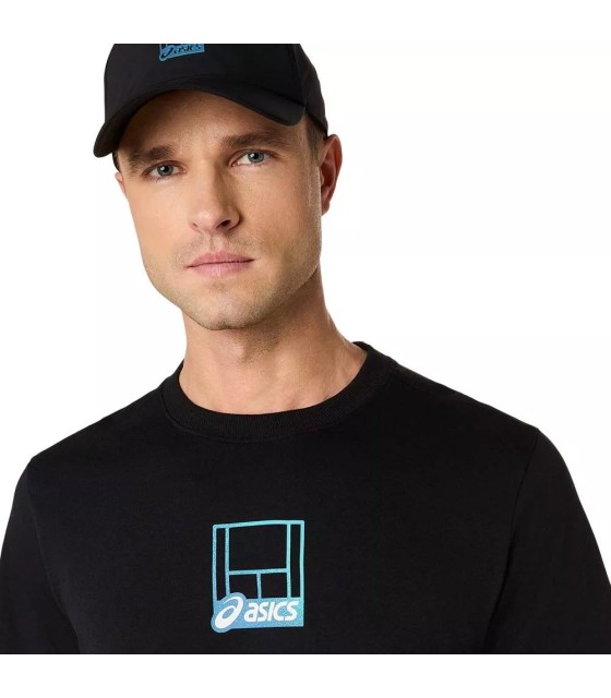 Asics Court Core Graphic Black T-Shirt