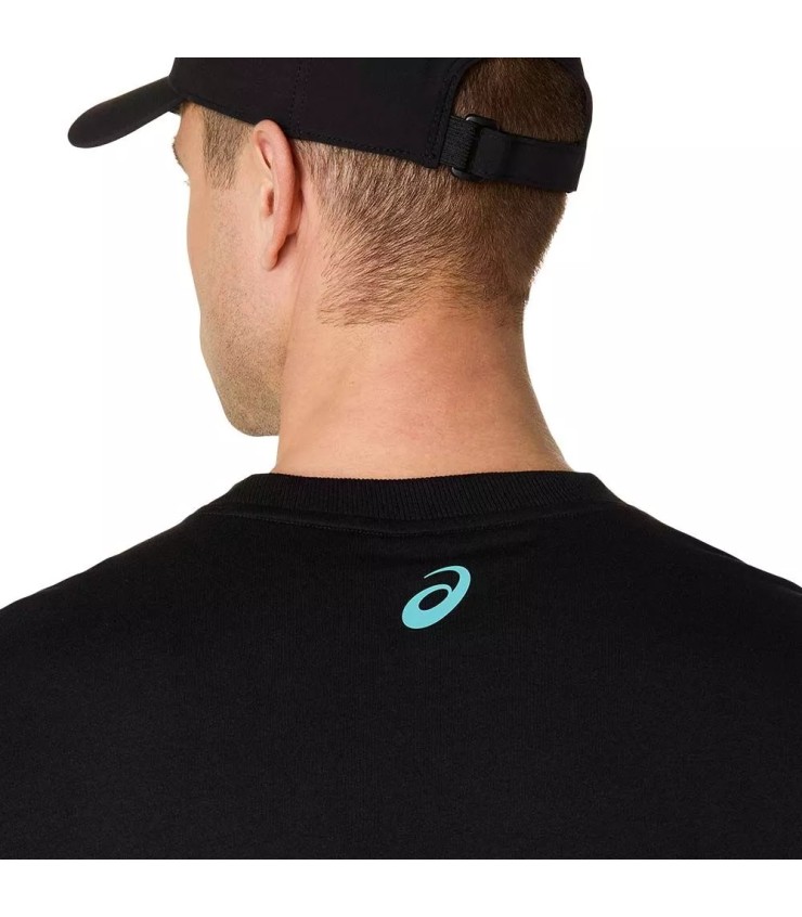 Asics Court Core Graphic Black T-Shirt
