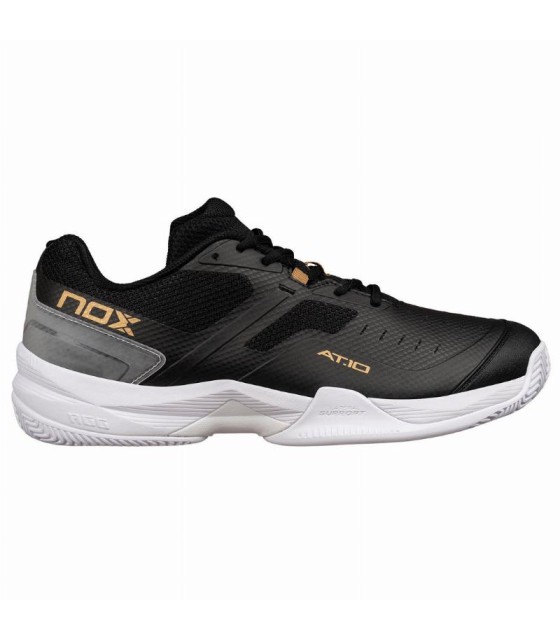 NOX AT10 Pro Black Gold Shoes em oferta 1