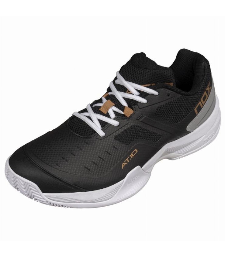 NOX AT10 Pro Black Gold Shoes em oferta 3