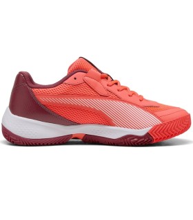 Bordeaux and White Puma Nova Court shoes on offer. 1