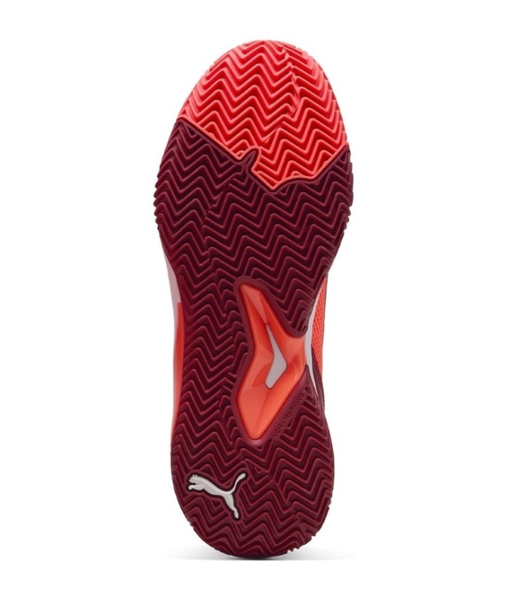 Zapatillas Puma Nova Court Burdeos y Blancas en Oferta. 2