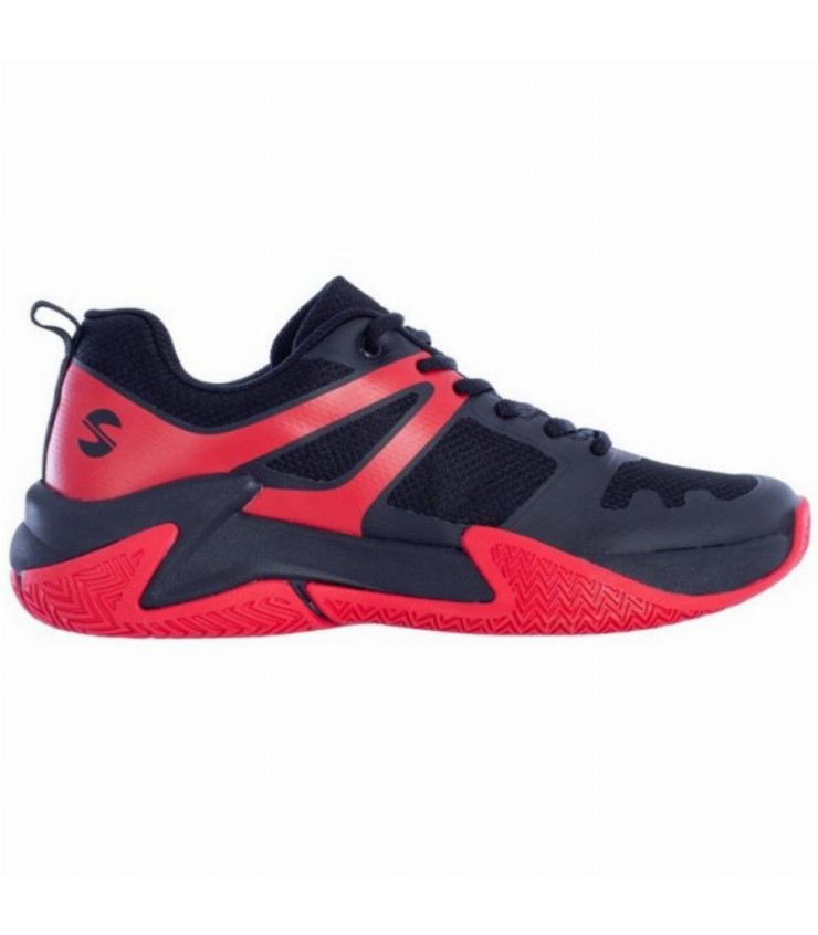 Zapatillas Softee Rotatory Negro Rojo  1