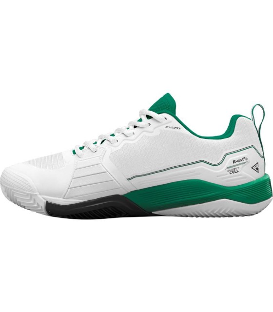 Chinelos Wilson Rush Pro 4.5 Clay Branco Verde Preto Oferta mais barata 3