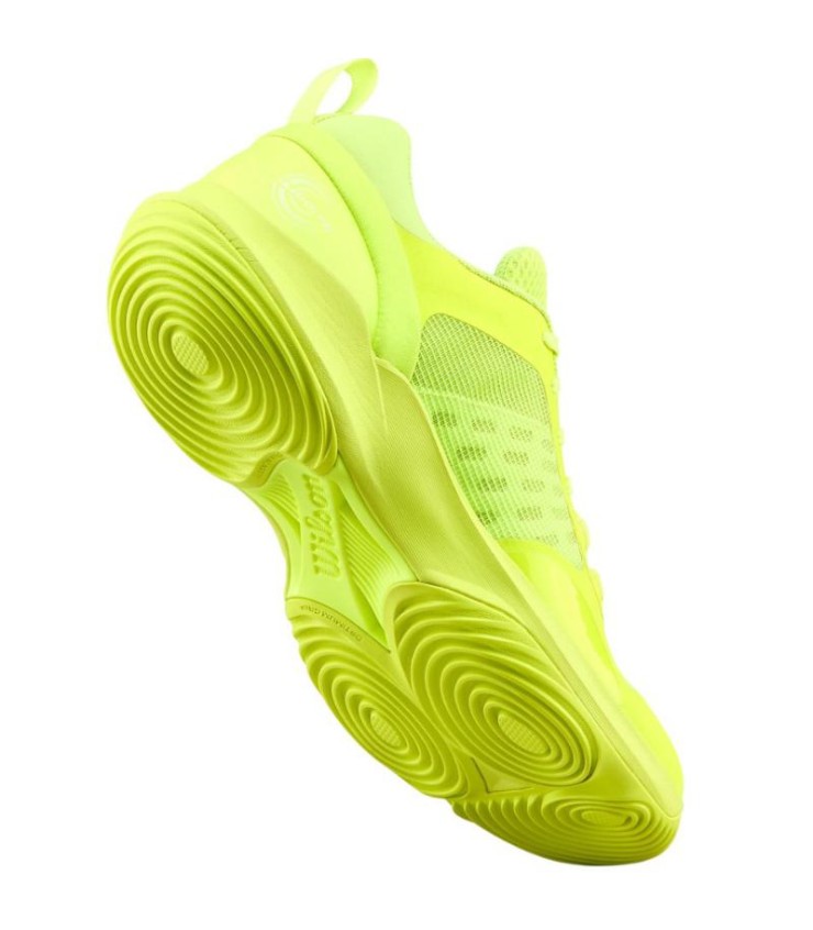 Wilson Hurakn Pro v2 Sneakers Gelbweiß-Fluor 5