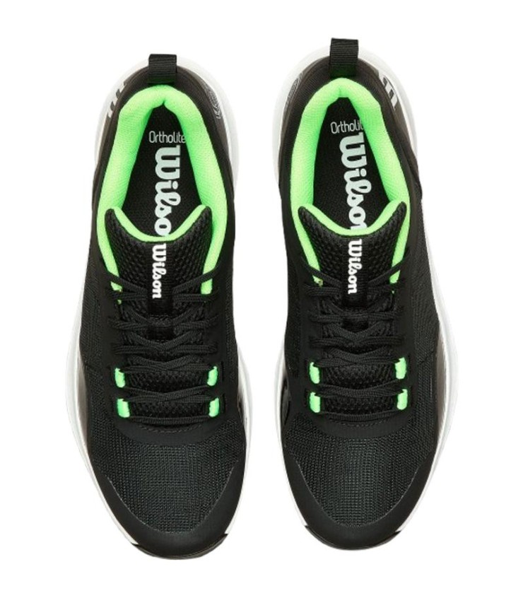 Zapatillas Wilson Hurakn Pro V2 Negro Blanco Verde 5