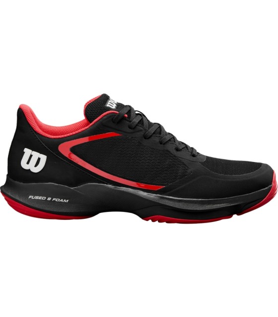 Zapatillas Wilson Hurakn Lite Negro Rojo Blanco  1