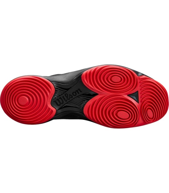 Wilson Hurakn Lite Sneakers schwarzes rotes weißes  2