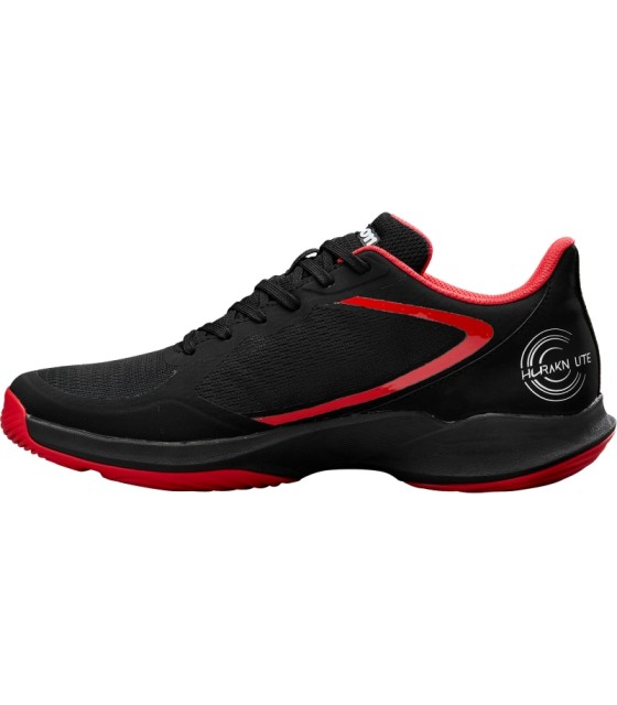 Zapatillas Wilson Hurakn Lite Negro Rojo Blanco  3