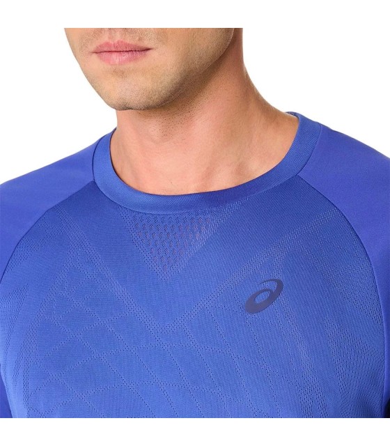 T-shirt Bleu Asics Match