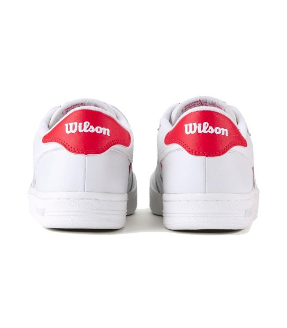 Zapatillas Wilson Pro Staff 87 Malla Blanco Rojo  4