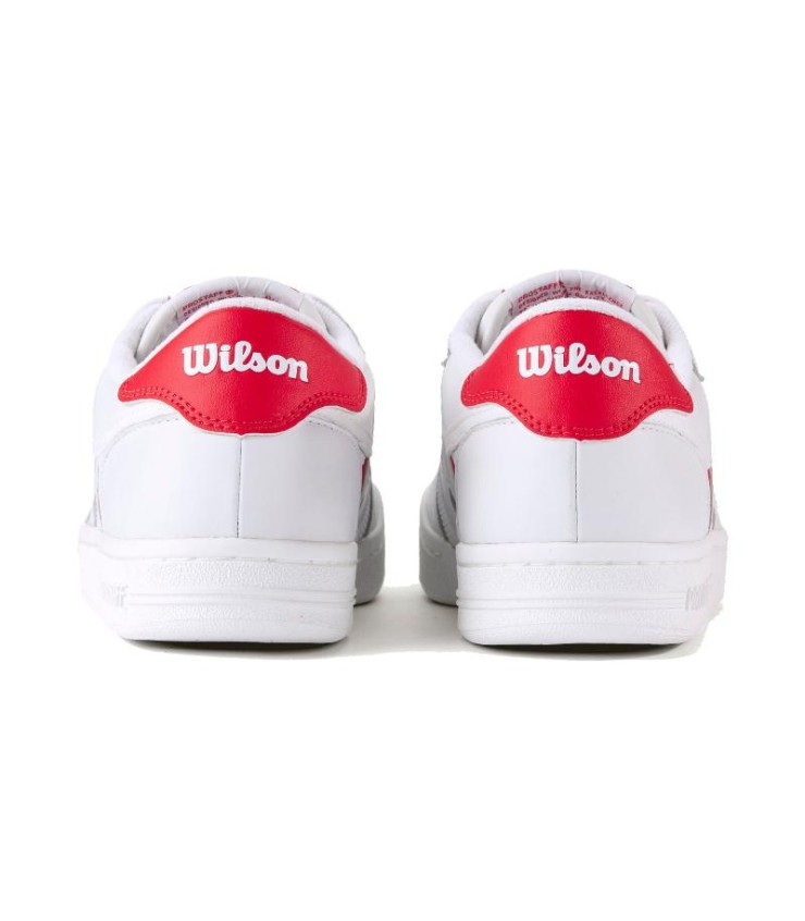 Wilson Pro Staff Shoes 87 Malha Branca Oferta Vermelha + Barato 4