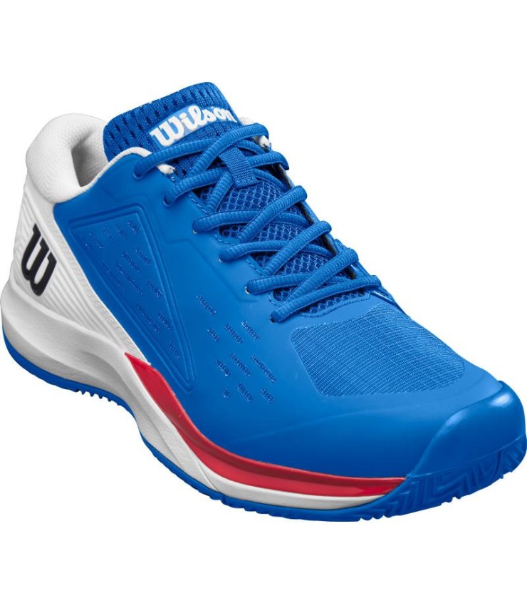 Wilson Rush Pro Ace Ace Argila azul azul vermelho em oferta 4