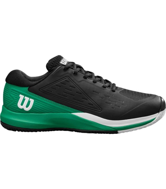 Zapatillas Wilson Rush Pro Ace Clay Negro Verde Blanco en oferta. 1