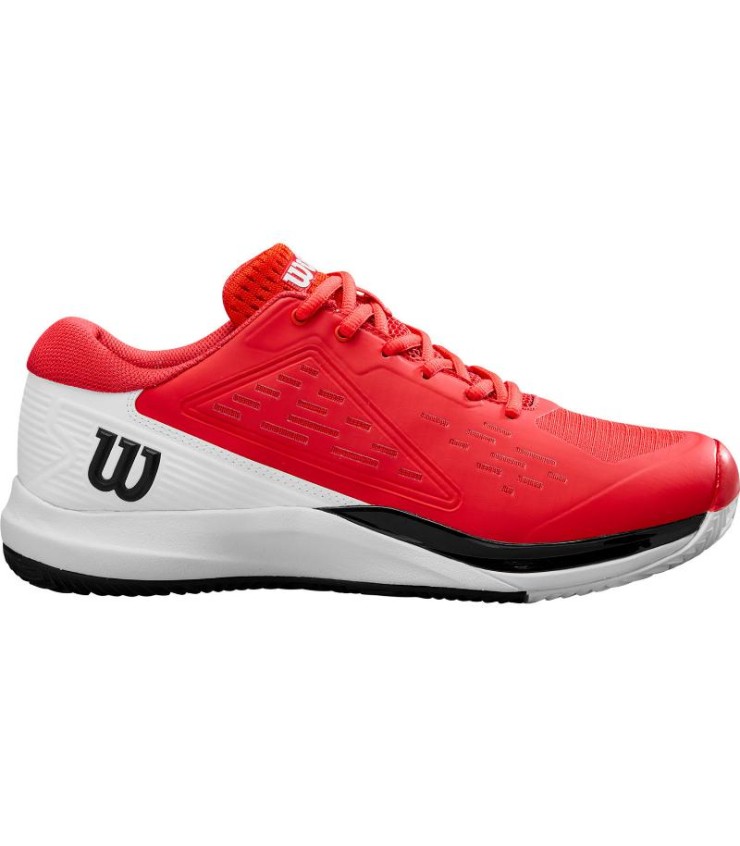 Zapatillas Wilson Rush Pro Ace Clay rojo, blanco y negro en oferta y barato 1