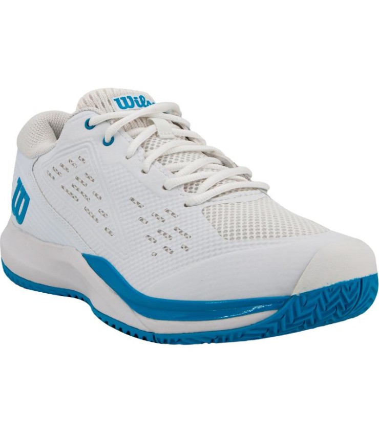 Zapatillas Wilson Rush Pro Ace OZ Blanco Azul en Oferta 5
