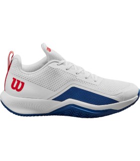 Zapatillas Wilson Rush Pro Lite Blanco Azul Rojo 1