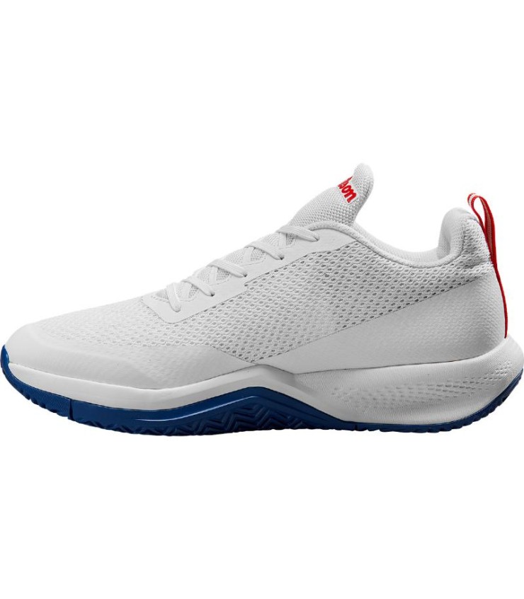 Wilson rush pro lite tênis vermelho azul vermelho 3