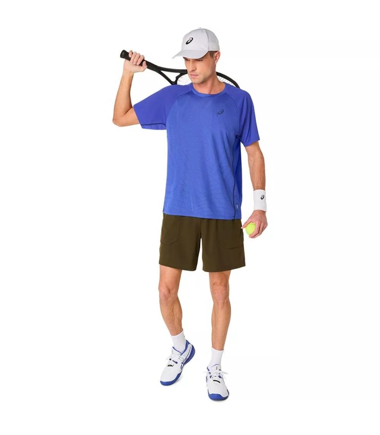 T-shirt Bleu Asics Match