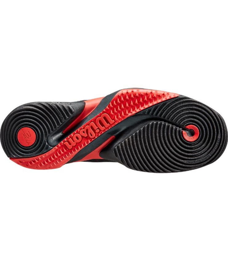 Zapatillas Wilson Bela Tour Negro Rojo en oferta 2
