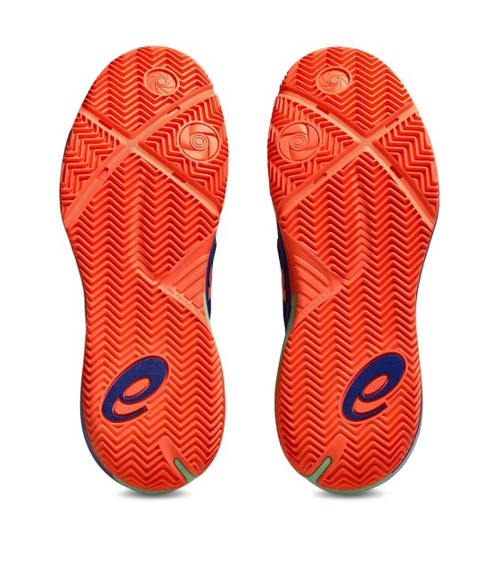 Sapatilhas Resolução de Gel de Asics x Padel Blue / Laranja 3
