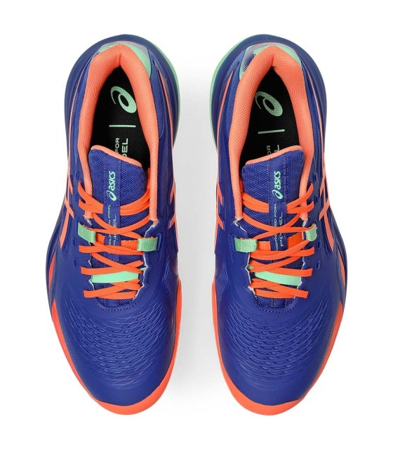 Sapatilhas Asics Gel Resolution x Padel Blue / Orange 4