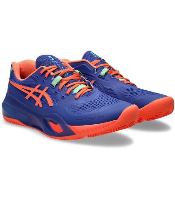 Sapatilhas Resolução de Gel de Asics x Padel Blue / Laranja 5