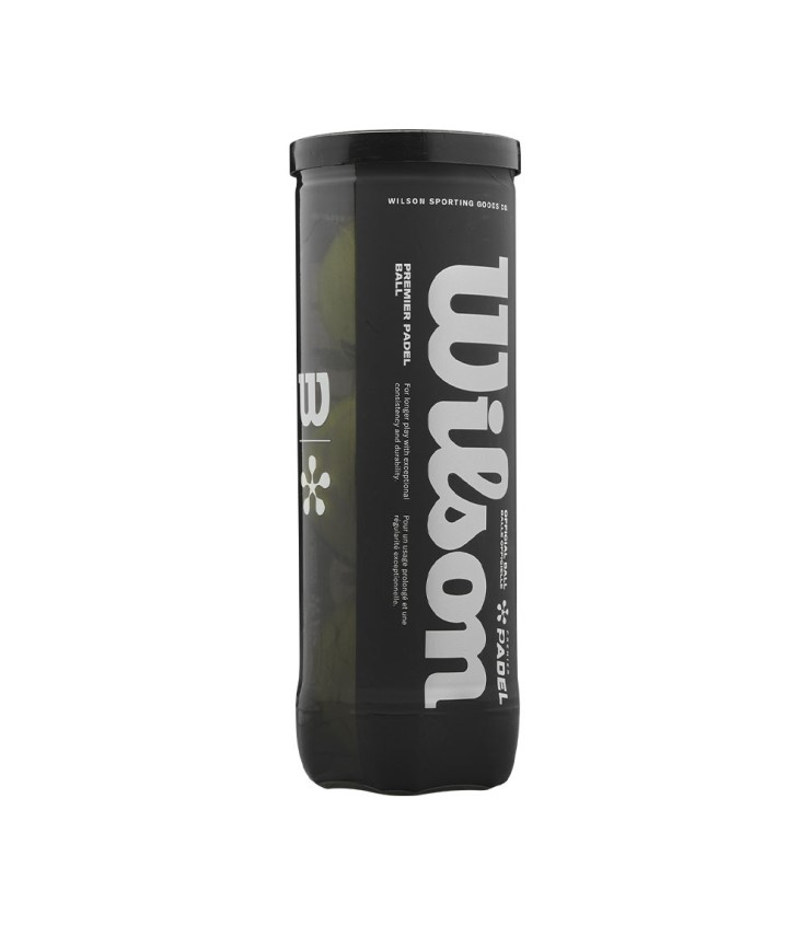 Tubo di 3 Balles Wilson Premier Padel 1