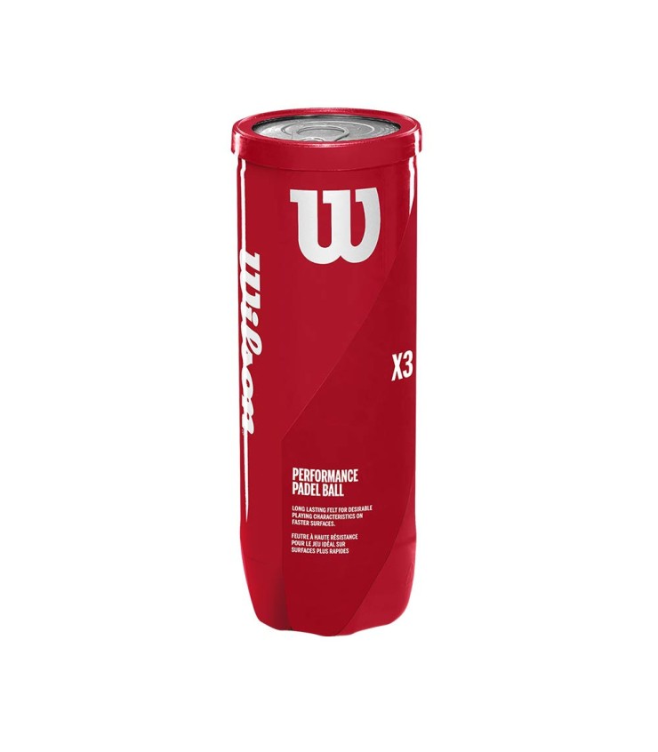 Tubo 3 Balles Wilson Padel X3 2