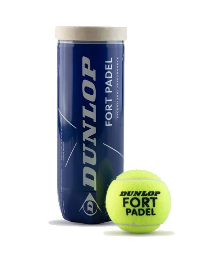 Röhre von 3 Ballen Dunlop Fort Padel 1