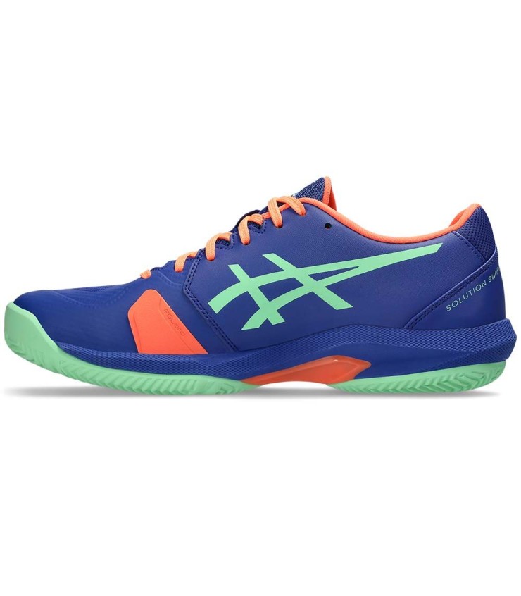 Sneakers Asics Solution Swift FF 2 Padel Bleu / Vert / Orange 2