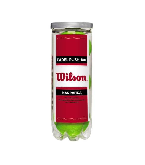 Tubo di 3 Balles Wilson Padel Rush 100 1